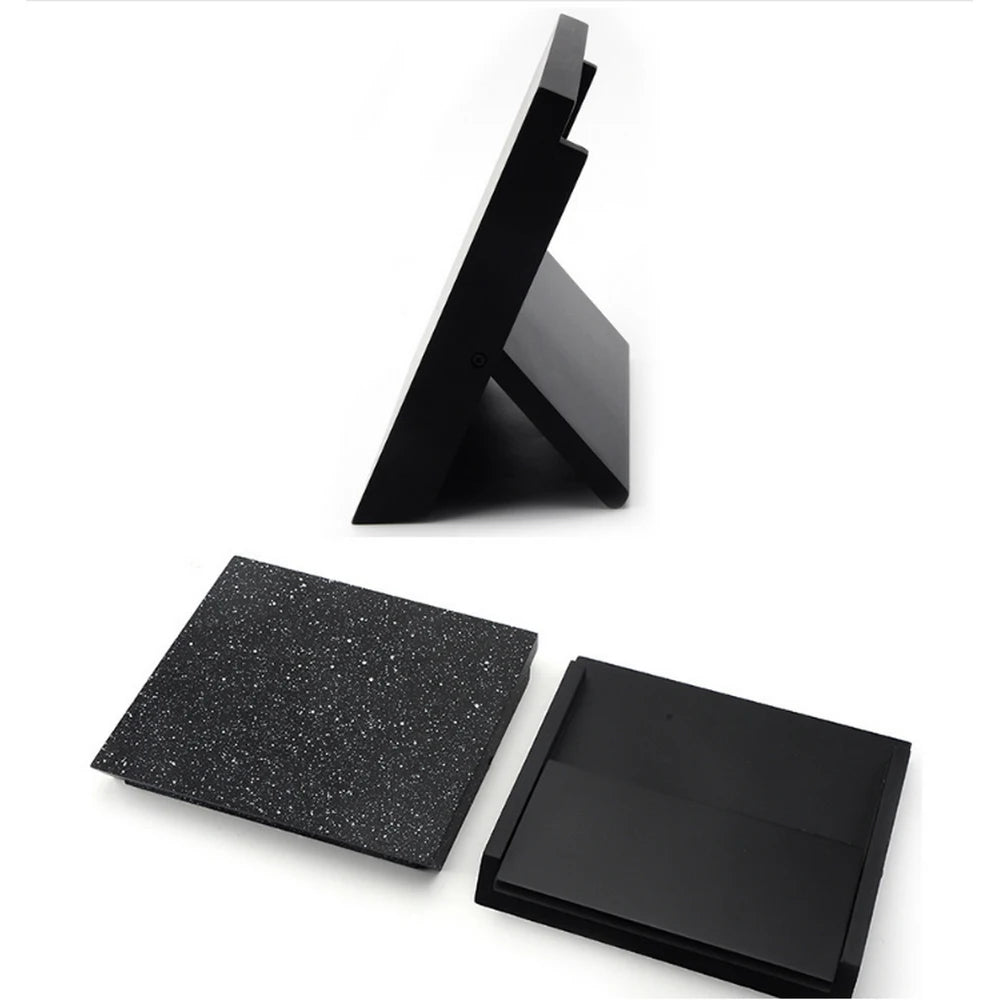 1PCS MDF+Magnetic Knife Holder Stand Nice Knife Block Knife Bar Household Kitchen Knives Accessories Black/Snowflake Color Style