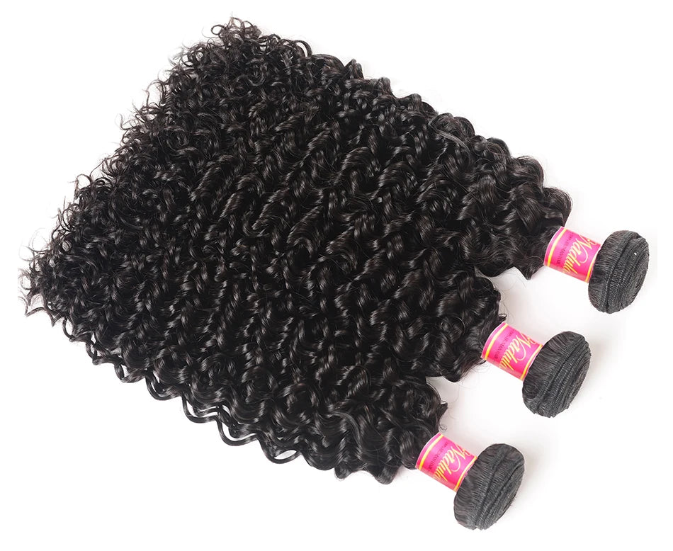 Kit mechas de cabelo humano cacheado natural - Cabelo virgem