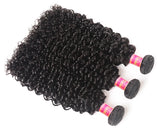 Kit mechas de cabelo humano cacheado natural - Cabelo virgem
