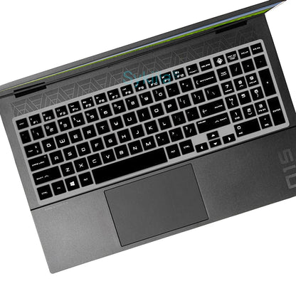Funda de teclado para HP Victus 16, 15, 16t, 15t, 16z, 15z, 16-d, funda protectora de silicona, accesorios para portátiles gaming de 15.6 y 16.1 pulgadas (2023)