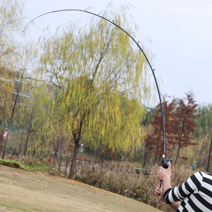 Sougayilang 1.8-2.4m Casting Fishing Combo Telescopic Fishing Rod and 7.2:1 High Speed Fishing Reel with 150M Line Pesca