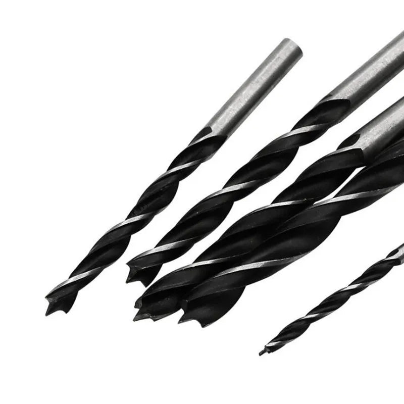 Juego de 8 brocas para madera de 3 mm a 10 mm para carpintería, brocas espirales de acero con alto contenido de carbono.