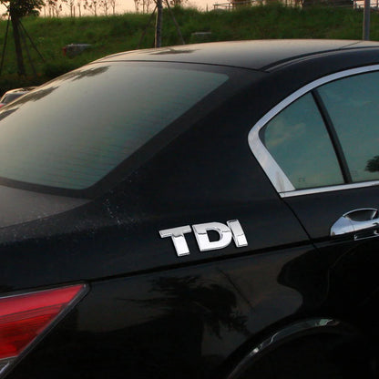 TDI Turbo Logo Decal Car Stickers Reflective 3D Metal Automotive Accessories for VW Polo T5 Golf 5 JETTA PASSAT CC MK4 MK5 MK6