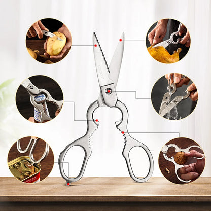 XINZUO profesional completo 7 Uds juego de cuchillos alemán 1,4116 juegos de cuchillos de cocina de acero inoxidable la mejor herramienta Santoku para cortar cocina