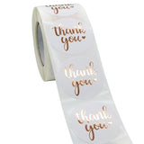50-500pcs 1inch Blue Thank You Stickers For Envelope Sealing Labels Stationery Supplies Handmade Wedding Gift Decoration Sticker