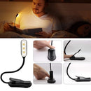 Rechargeable Book Reading Light Lamp, LED Book Light for Reading in Bed - Eye Caring Adjustable Brightness 3 Color Temperatures