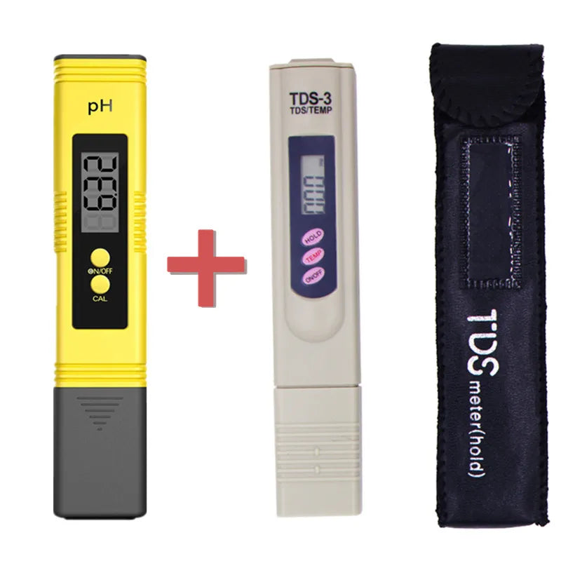 Medidor de TDS 0-9990 ppm Medidor de pH digital 0,01 pH Medidor de agua de alta precisión con bolígrafo Medidor de TDS y pH 0-14 pH Medidor de PPM LCD Filtro de acuario
