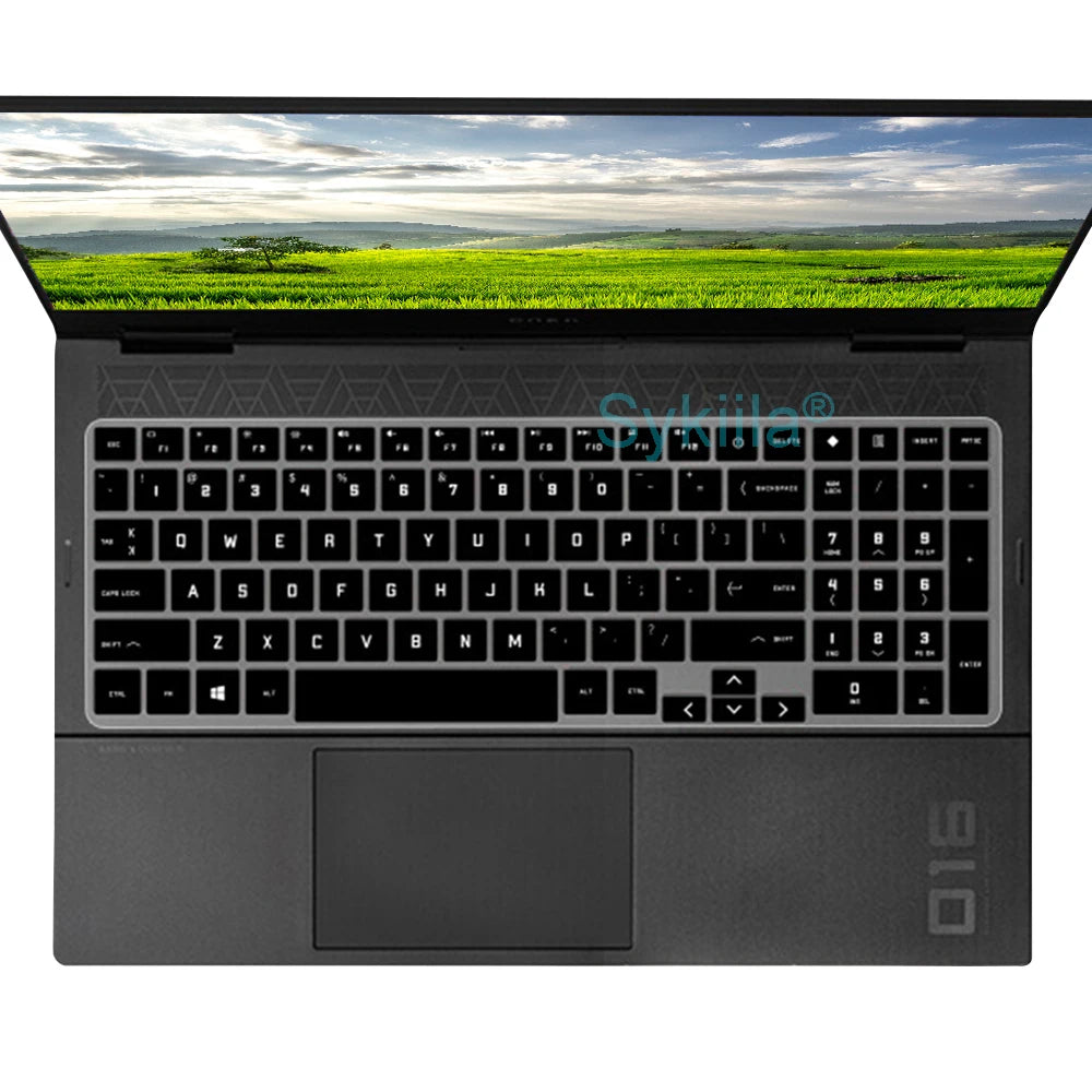 Funda de teclado para HP Victus 16, 15, 16t, 15t, 16z, 15z, 16-d, funda protectora de silicona, accesorios para portátiles gaming de 15.6 y 16.1 pulgadas (2023)