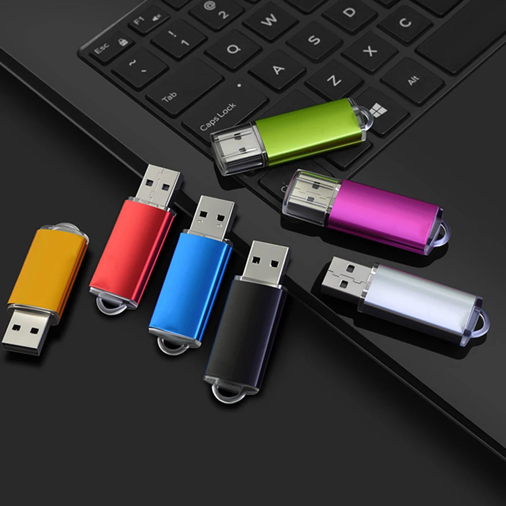 10PCS/lot Color USB Flash Drive 2.0 4GB 8GB 16GB Mini Memory Stick Pendrive 32GB 64GB 128GB USB Stick Flash Disk Free laser