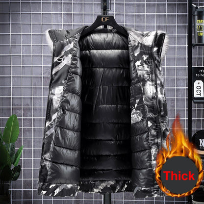 Men's Winter Parka 12XL 11XL 10XL Plus Size Jackets Men Fashion Thickened Camouflage Jacket Coat Male Outerwear Large Size Men
