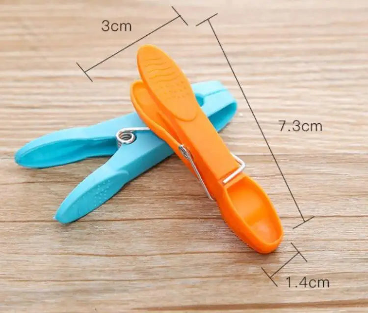 24Pcs High Quality Laundry Clothespins for Towels Socks Clips for Bed Sheet Hangers Racks Clip Clothes Pin Kitchen Home Supplies