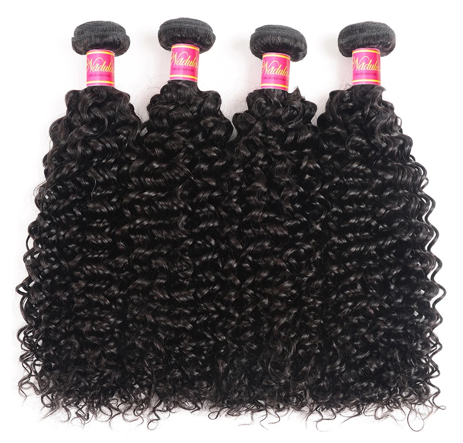 Kit mechas de cabelo humano cacheado natural - Cabelo virgem
