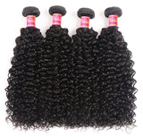 Kit mechas de cabelo humano cacheado natural - Cabelo virgem