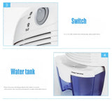 THANKSHARE 500ml Dehumidifier Mini Portable Home Officce Air Dryer Desiccant Moisture Absorber Low Noise Cabinet Dehumidifier
