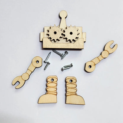 Montessori Busy Board Accessories Wood DIY Toy Material Education Activity Board Parts Toys For Children Basic Skills Learning