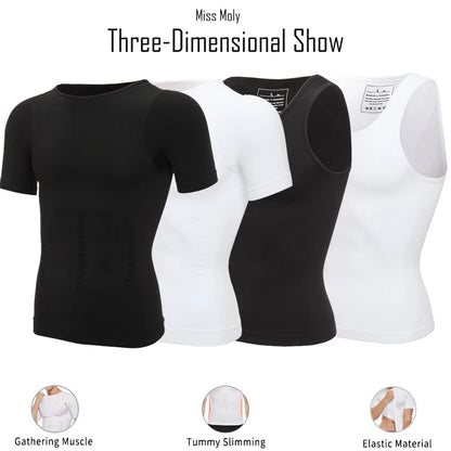 Faja moldeadora de cuerpo para hombre, moldeadora de abdomen, ropa interior moldeadora, entrenador de cintura, chaleco corrector de postura, corsé.