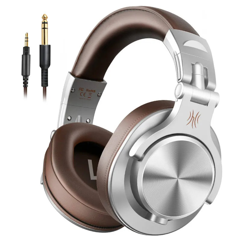 Oneodio A71 Wired Over Ear HiFi Headphones With Mic Studio DJ Headphone Professional Monitor Recording Mixing Headset For Gaming