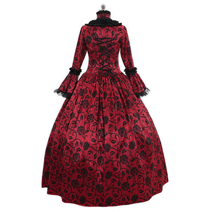 18th Century Medieval Gothic dress Renaissance LACE Dress Masquerade Costume Ball Gown vestido Dresses Plus size S-XXXXXL