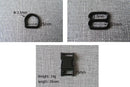1Set Strong Hardware Metal Straps Slider D Ring Release Belt Buckle For Cat Pet Dog Collar Harness Paracord Sewing Accessory
