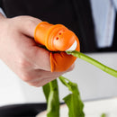 Silicone Thumb Knife Finger Protector Gears Cutting Vegetable Harvesting Knife Pinching Plant Blade Scissors Garden Tools