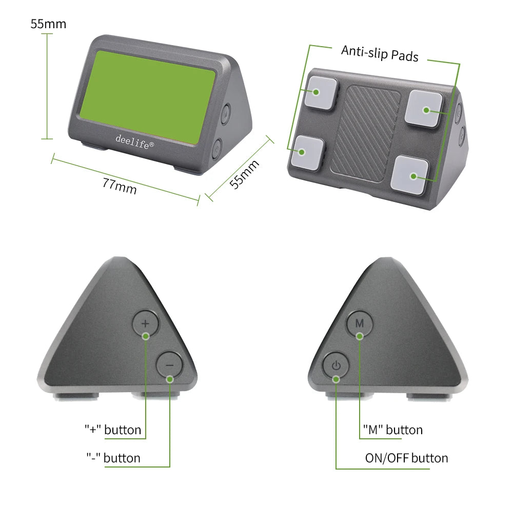 Deelife Car Tire Pressure Monitoring System Solar TPMS Tire Pressure Monitor Tire Pressure Control System