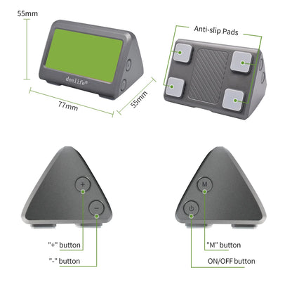 Deelife Car Tire Pressure Monitoring System Solar TPMS Tire Pressure Monitor Tire Pressure Control System
