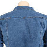 Plus Size Women's Two Piece Set Fall Outfits Long Sleeve Denim Coat and Jeans Stacked Pant Dropshipping Wholesale