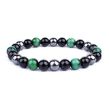 Natural Black Obsidian Hematite Tiger Eye Beads Bracelets Men for Magnetic Health Protection Women Soul Jewelry Pulsera Hombre