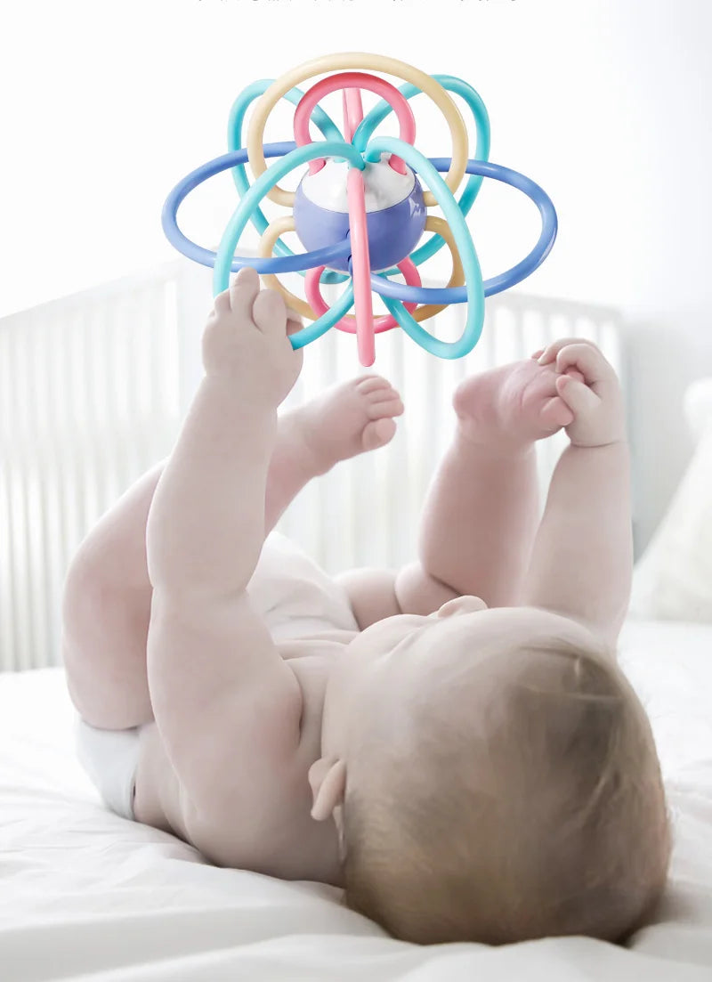 7/8pcs Baby Rattles Teethers For Newborn Toys Grab Shaker Hand Development Rattle Toy Early Education Kids Chew Toys 0-12 Months