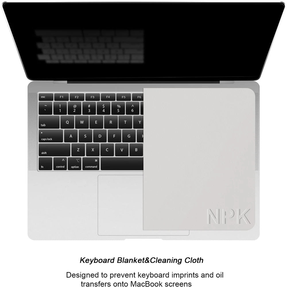 Funda protectora de microfibra para teclado de portátil, antipolvo, para MacBook Pro de 13/15/16 pulgadas
