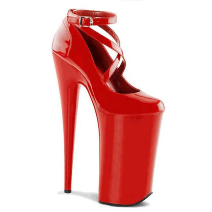 High Quality Women's Shoes Bridal Wedding Pumps Sexy Nightclub 20cm Thin Heels Ladies Stiletto Waterproof Platform Large Size