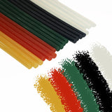 Barra de pegamento de color 10 piezas 7/11x270 mm (Verde: 200 mm) Barra de pegamento termofusible de 7 mm/11 mm de diámetro para uso doméstico, bricolaje, industrial