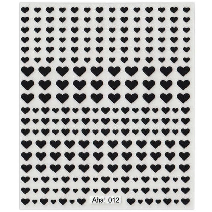 42Model Sticker Nail Decal 3D Adhesive Patch,Smile/Animal/Flower Nail Art Decorations Manicure Sticker Easter Day Design Decal-