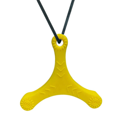 Collar sensorial para masticar, paquete de colgante de silicona para masticar, juguete de entrenamiento y desarrollo para bebés en dentición, autismo y ansiedad.