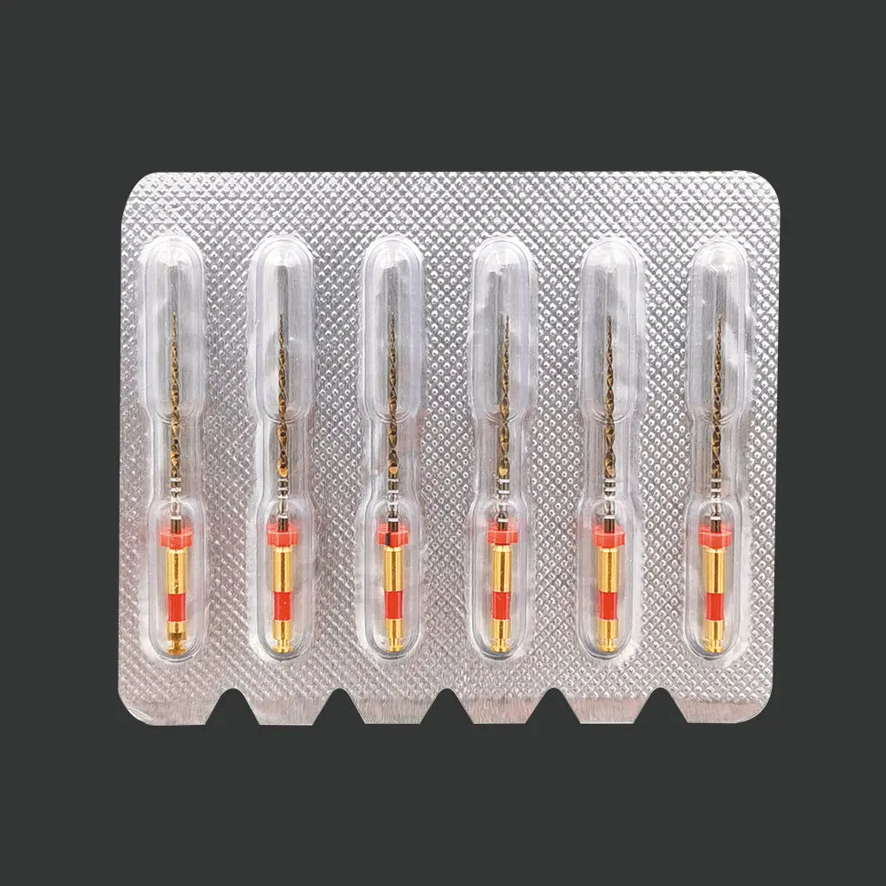 Dental Wave Gold One Files 6pcs/pack Reciprocational Large Primary Files Rotary Dental Endo NITI Files Endodontic Dental Files