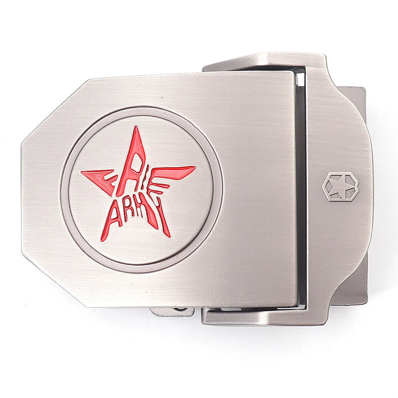 Men's & women's belt buckle tactical fashion suitable for canvas cotton belt 38MM-40MM belt zinc alloy quick release men's belt