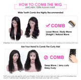 Short 8 to 16 Inch Kinky Curly Bob Human Hair Wig Pre-Plucked T Part Lace Peruvian Curly Human Hair Bob Wigs For Women and Girls