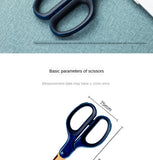 Home Scissors Titanium-plated Wear-resistant Large Alloy Scissors Office Art DIY Stationary