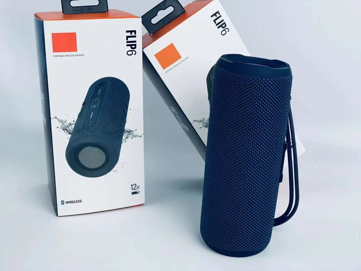 EONKO FLIP6 Portable Stereo Wireless Bluetooth Speaker with TF USB FM AUX Handsfree TWS Power Bank Type C Charging