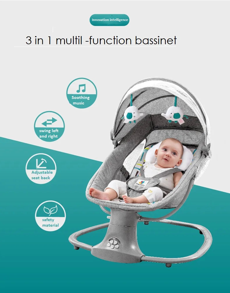 Baby bed Baby swing Baby Electric Rocking chair Rocking  cradle for newborn baby swing  Electric rocking chair Things for babies