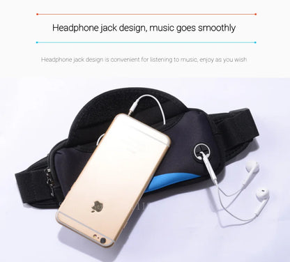 Waterproof Running Waist Bag Belt Bag, Men Women Sports Running Portable Gym Bag, Gym Fitness Bag, Sport Running Belt Bag