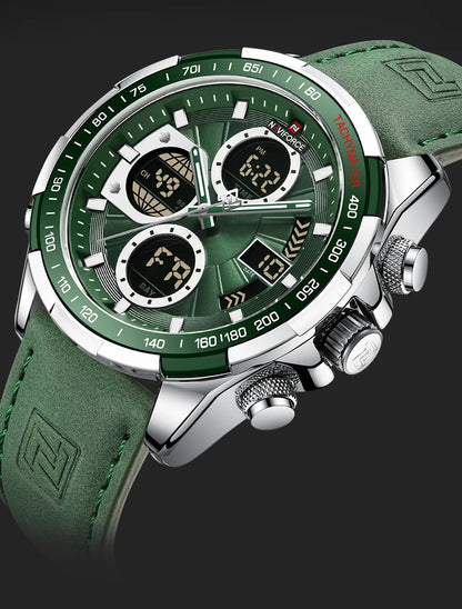 NAVIFORCE Fashion Military Watches for Men Luxury Original Sports Chronograph Watch Waterproof Quartz Clock Digital WristWatch