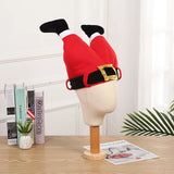 Cute Cartoon Stripes Hat for Christmas, Plush Elf Santa, Creative Türkiye Hats, Xmas Party Ornament, Decoration Props, New Year 