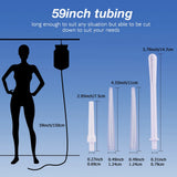 Reusable Enema Bag Colon Irrigator Feminine Hygiene Health Care Weight Loss Silicone Water Detox Douche Anal Vagina Cleaner