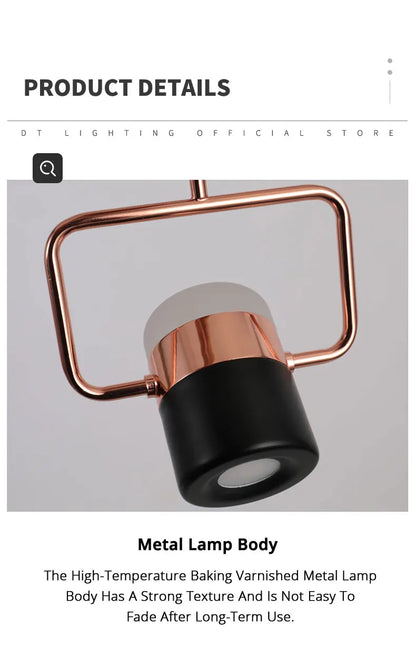 Nordic style designer lamp Dining table light art creative bar counter Kitchen bedroom bedside LED modern chandelier home decor
