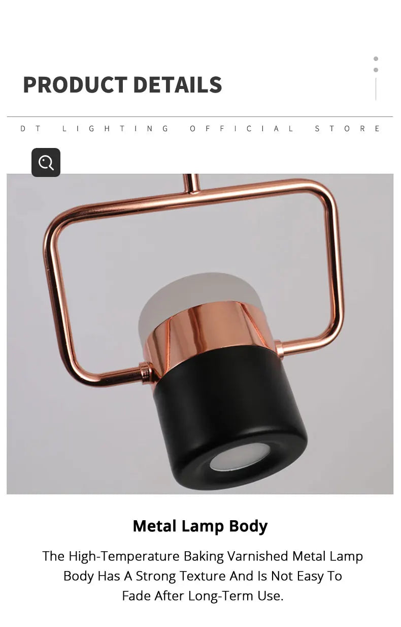 Nordic style designer lamp Dining table light art creative bar counter Kitchen bedroom bedside LED modern chandelier home decor