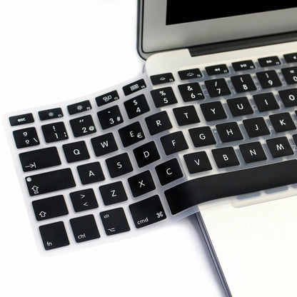 Funda protectora de silicona suave para teclado de MacBook Pro Retina 13, 15 y Air 13 (UE, EE. UU., A1466, A1278 y A1286)