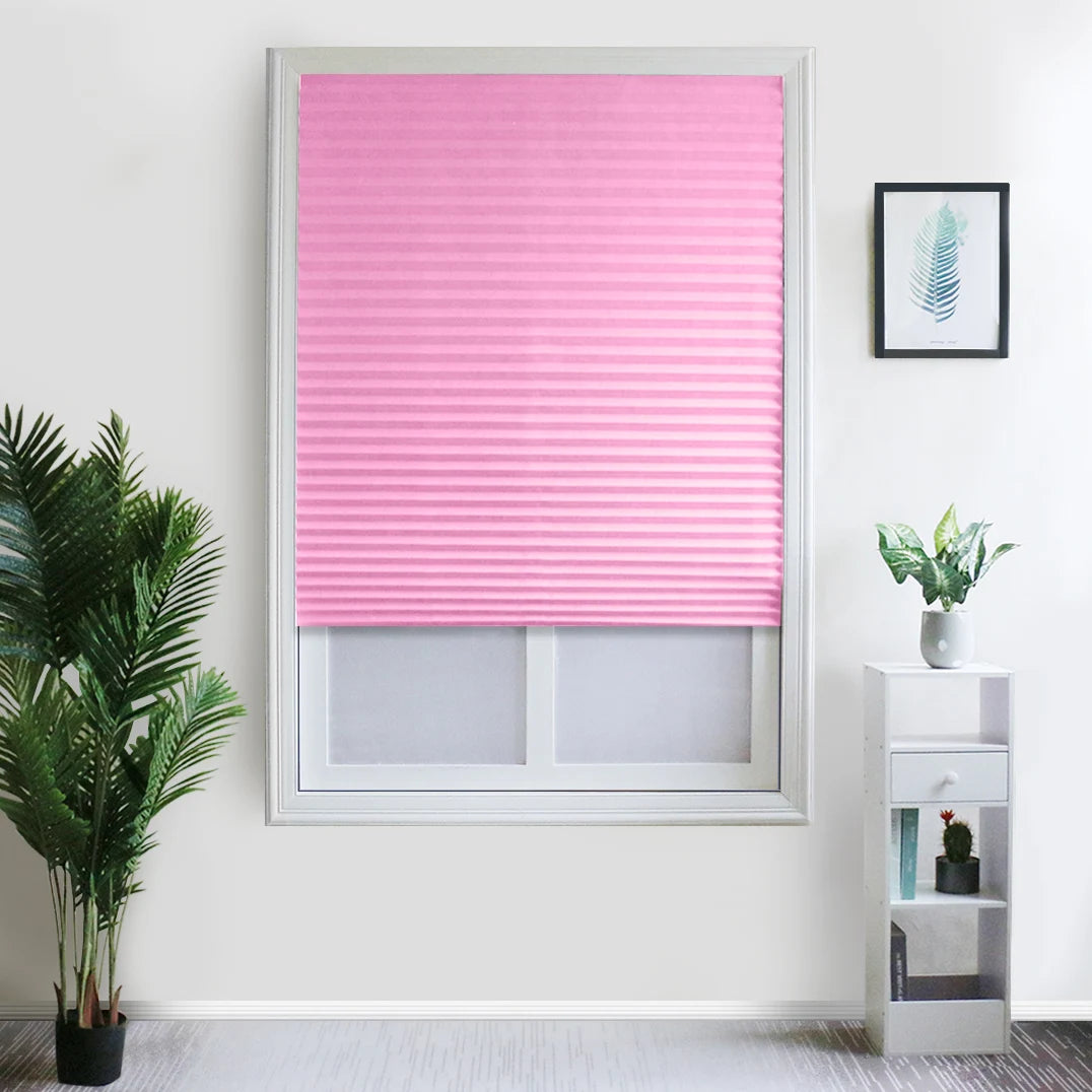 Cheap Adhesive Window Pleated Zebra Blinds And Shades Blind Roller Blackout Curtain For Bedroom Living Room Balcony