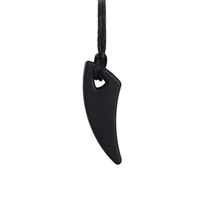 Collar sensorial para masticar, paquete de colgante de silicona para masticar, juguete de entrenamiento y desarrollo para bebés en dentición, autismo y ansiedad.