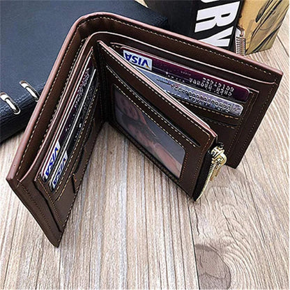 Personalized Wallets Men High Quality PU Leather for Him Engraved Wallets Men Short Purse Custom Photo Wallet Luxury Men Gift